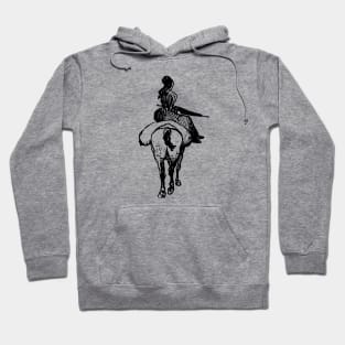 Lady On A Horse Hoodie